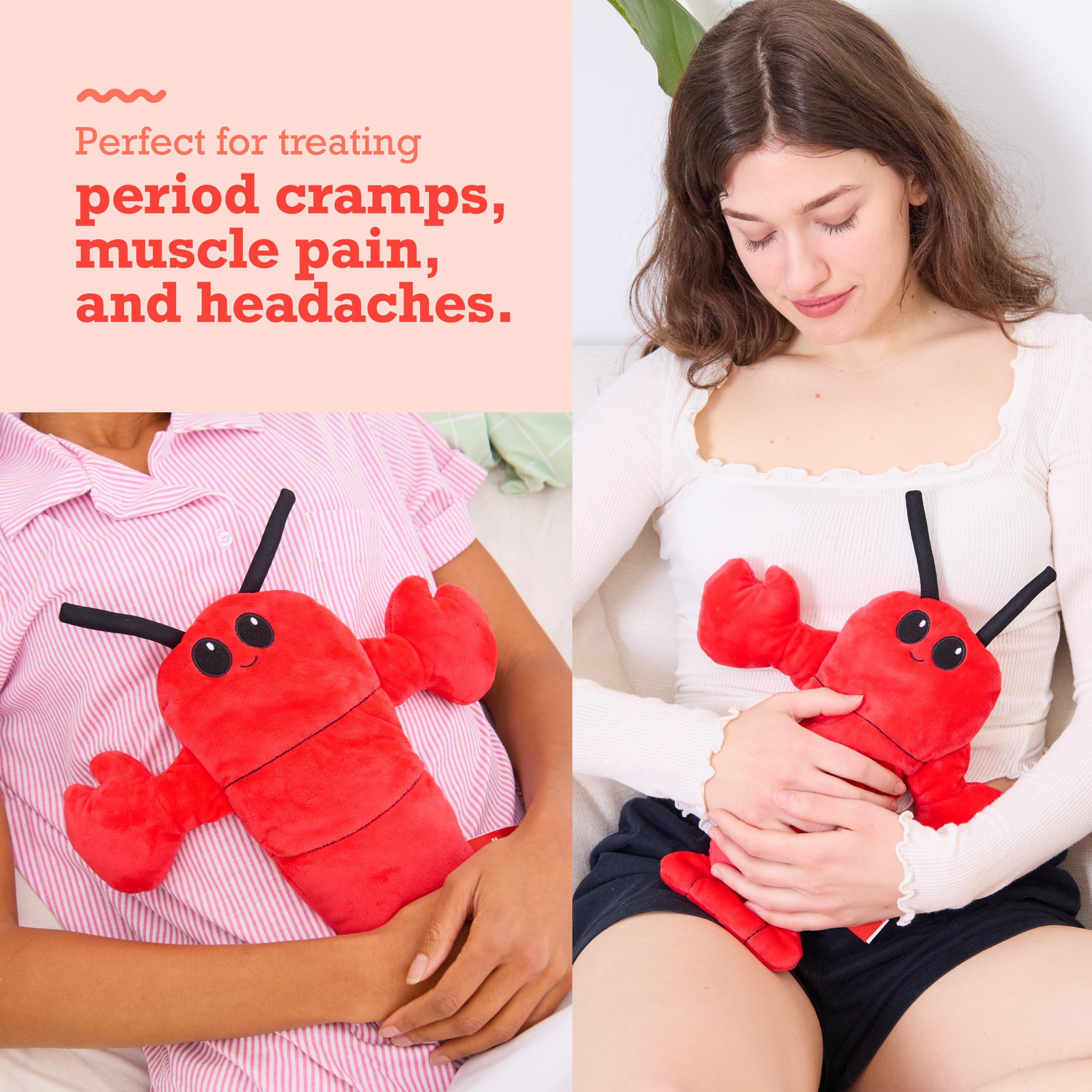 Foto 3 pulgar | Almohadilla Térmica ¿qué Memes? Menstruación: Crustáceo, Langosta - Venta Internacional.