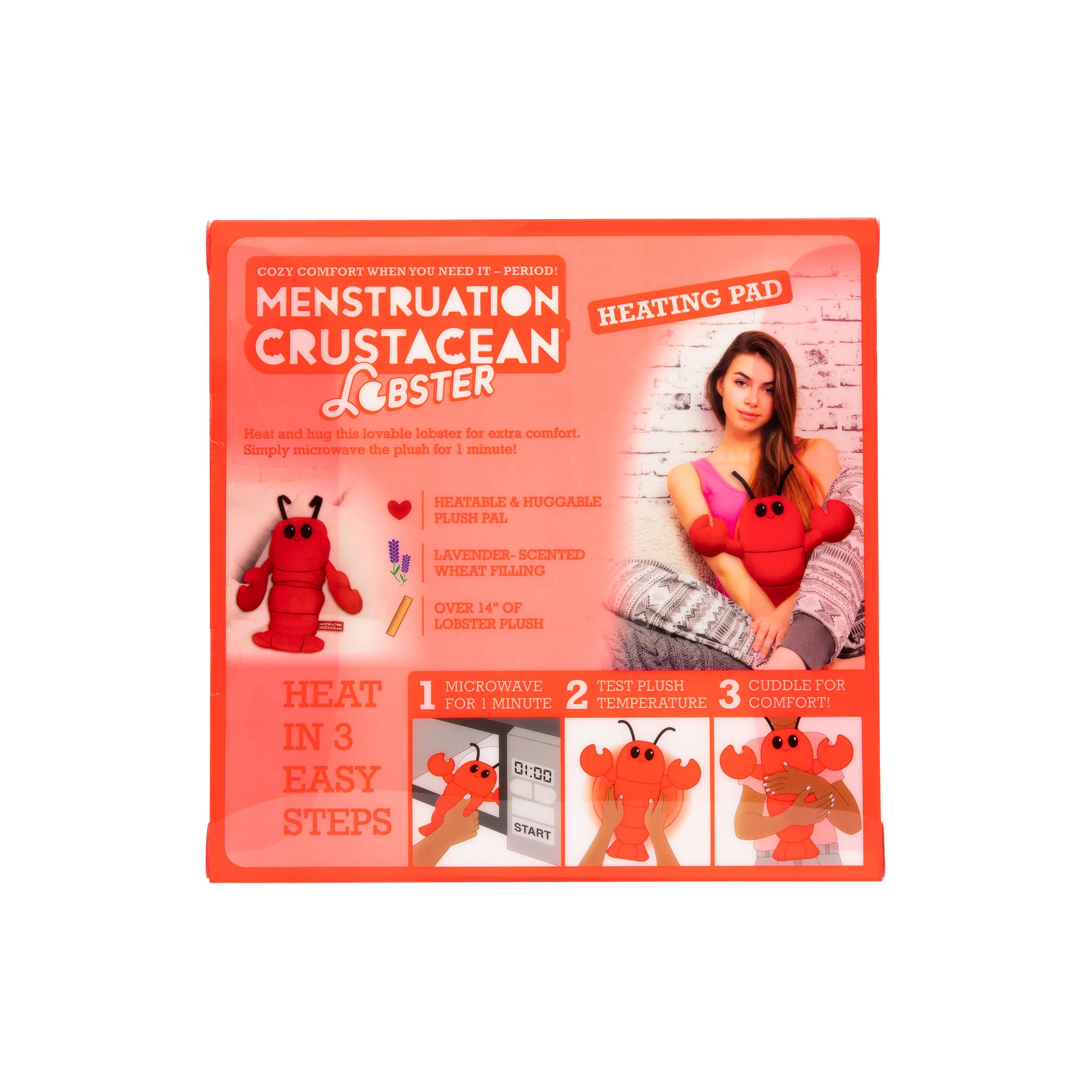Foto 7 | Almohadilla Térmica ¿qué Memes? Menstruación: Crustáceo, Langosta - Venta Internacional.