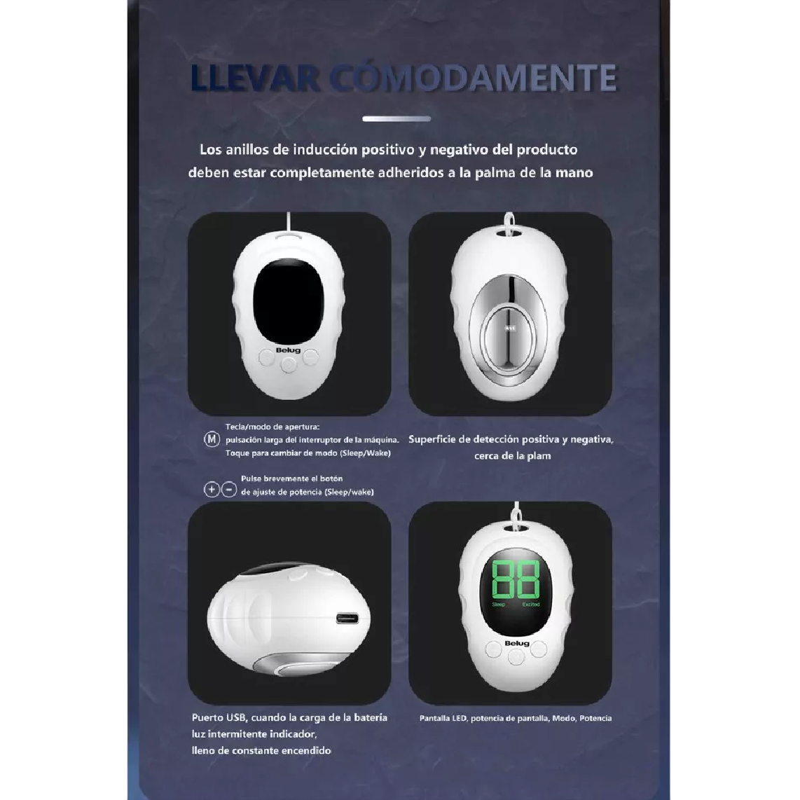Foto 3 | Neurocontrol Ansiedad Pazmental Insomio, Belug  Blanco