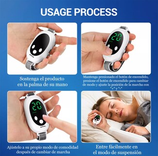 Foto 3 | Neurocontrol Ansiedad Pazmental Ayuda Recargable Para Dormir, Belug Blanco