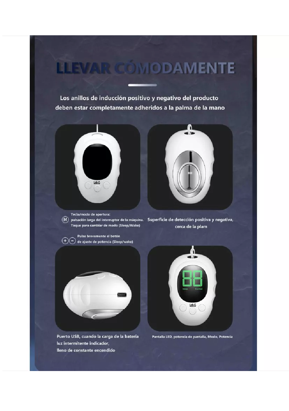 Foto 3 pulgar | Neurocontrol Ansiedad Pazmental Insomio Blanco