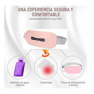 Foto 2 | Cinturón Eléctrico, Almohadilla Bolsa Térmica Para Cólicos Menstruales Eo Safe Imports Esi-19048 Rosa