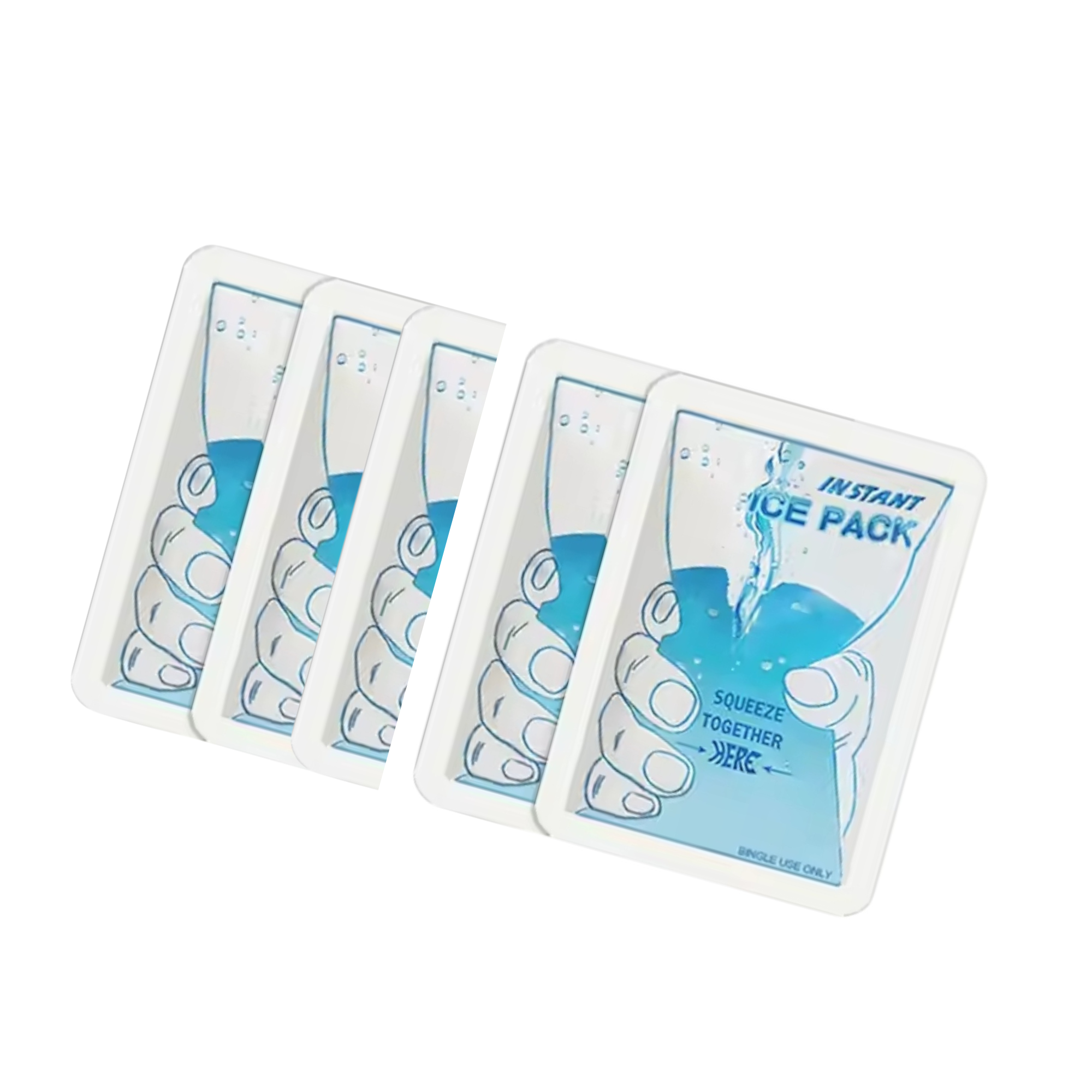 Foto 2 pulgar | 5 Bolsas De Hielo Instantáneo – Compresas Frías Portátiles Para Alivio Del Dolor En Rodilla, Espalda Y Cuello.  (2