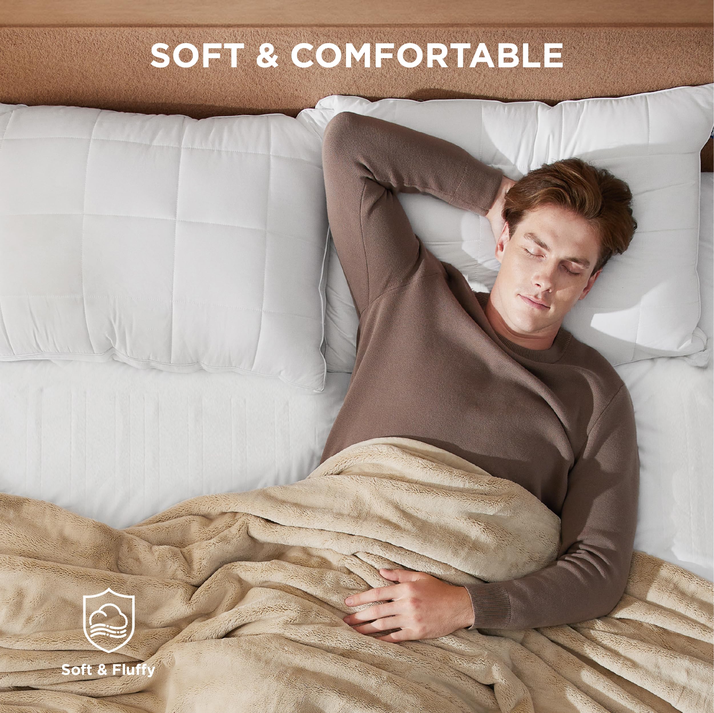 Foto 7 | Funda De Colchón Con Calefacción Bedsure Queen Size Con Controlador Doble - Venta Internacional.