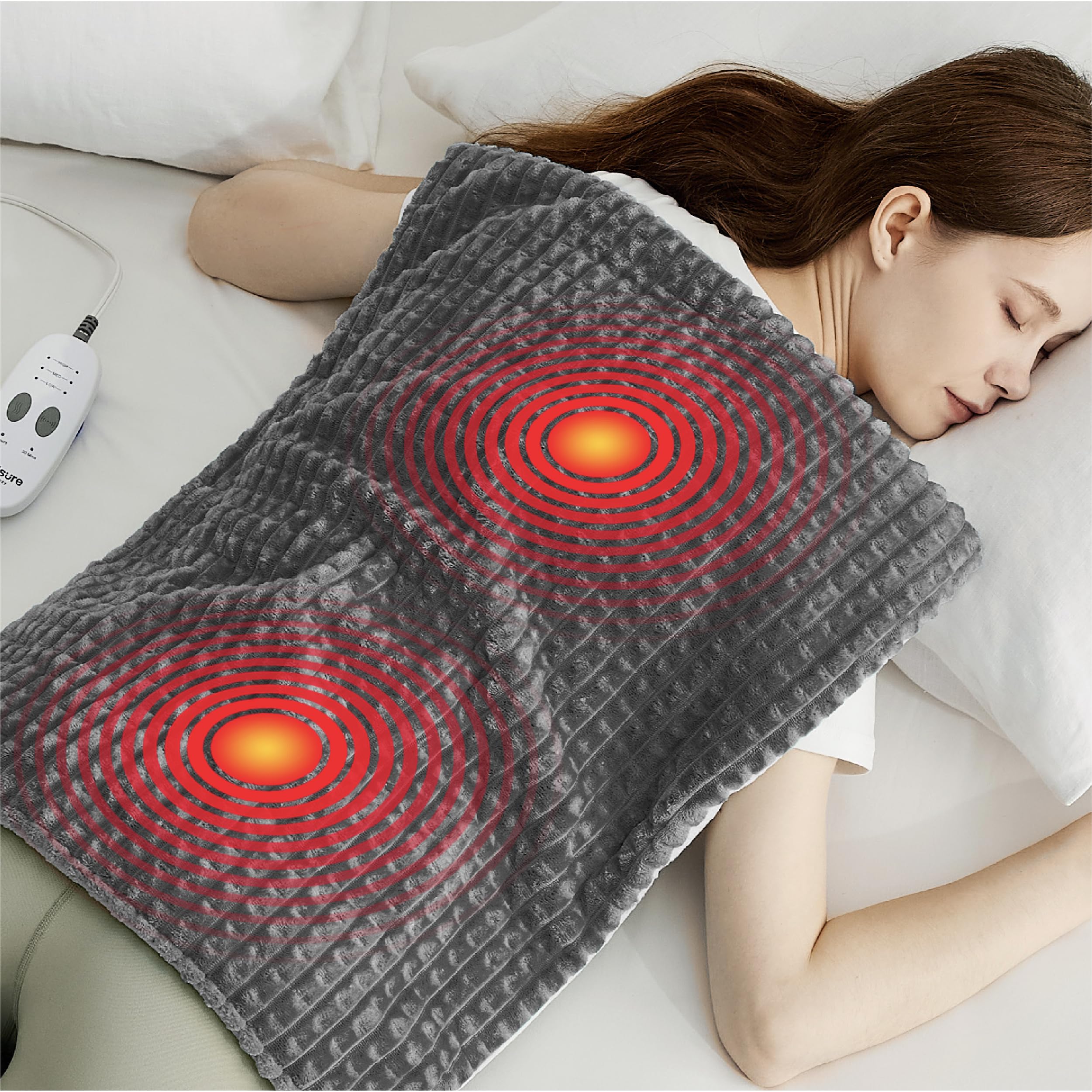 Foto 1 | Almohadilla Térmica Bedsure Back Para Cuello Y Hombros Con Vibración - Venta Internacional.