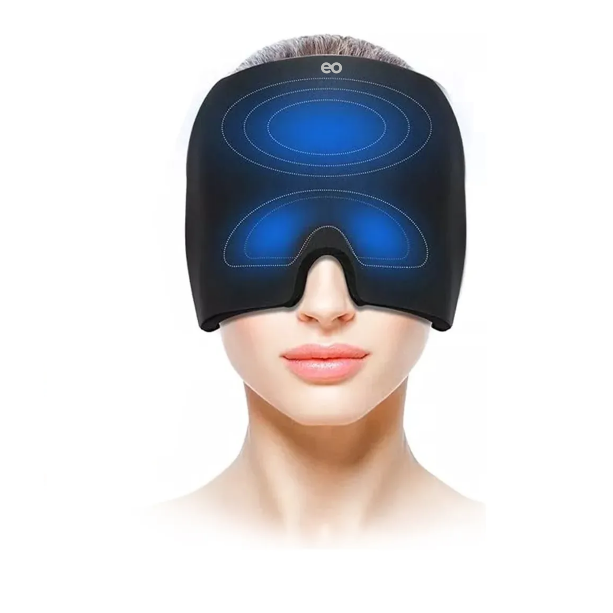 Foto 2 | Gorro Para Migraña Alivio Compresa De Gel Frío Y Caliente Eo Safe Imports Esi-19769 Negro