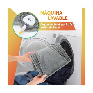 Foto 3 | Almohadilla Térmica Cojín Eléctrico Eo Safe Imports Esi-19768 Gris