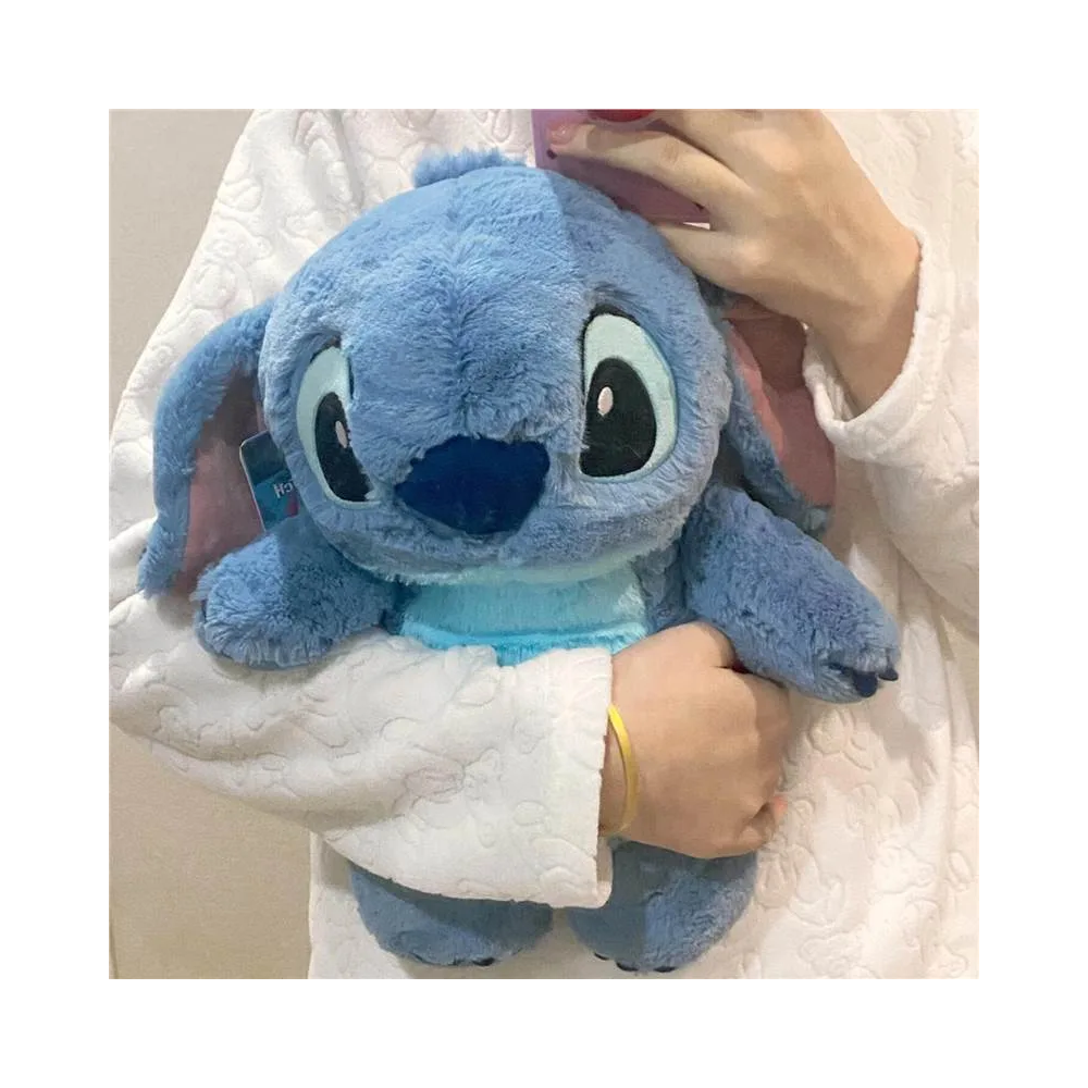 Foto 4 pulgar | Stitch Bolsa De Agua Caliente Peluche  Belug 2pz Azul