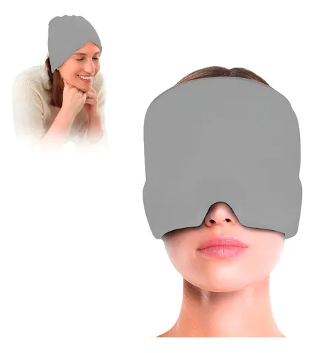 Foto 2 pulgar | Gorro Para Migraña Archy Antifaz De Gel Ojeras Terapia Frio Y Calor Dolor Cabeza Anti Estres Relajante Mascara Reuti