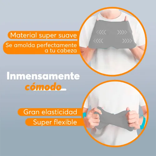 Foto 5 pulgar | Gorro Para Migraña Archy Antifaz De Gel Ojeras Terapia Frio Y Calor Dolor Cabeza Anti Estres Relajante Mascara Reuti