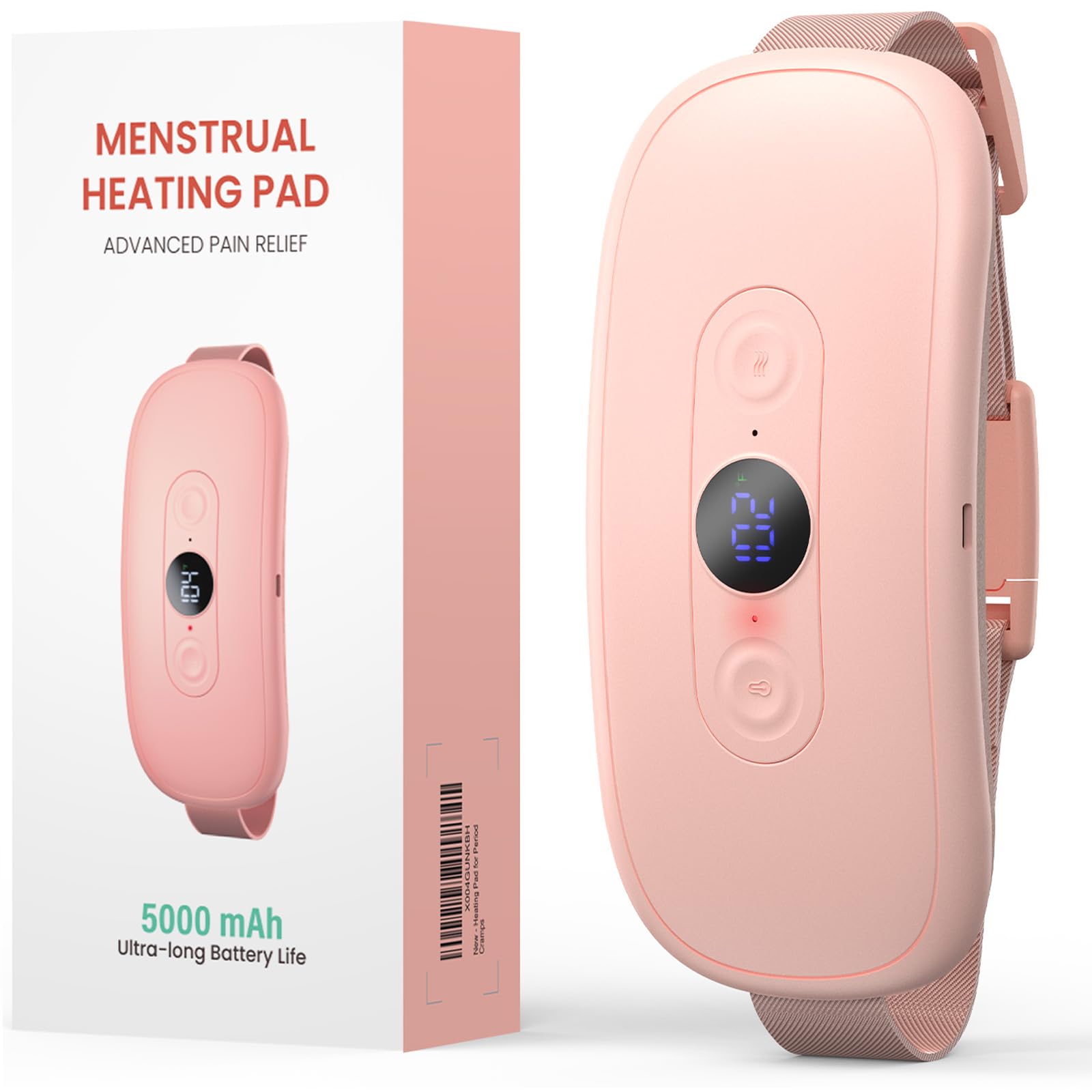 Foto 2 pulgar | Almohadilla Térmica Koonie Para Calambres Menstruales De 5000 Mah Con 6 Niveles De Calor - Venta Internacional.