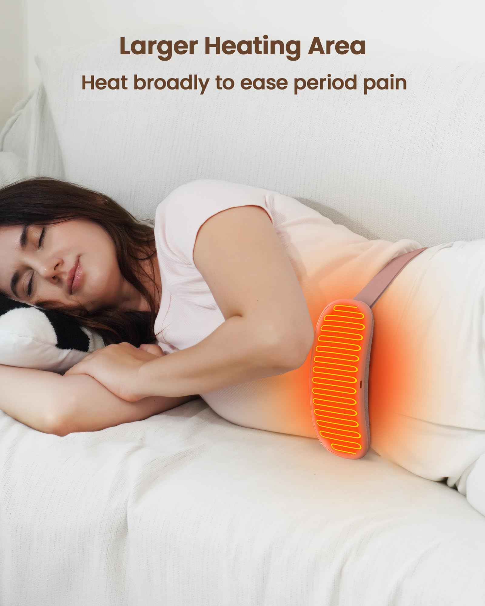 Foto 4 pulgar | Almohadilla Térmica Koonie Para Calambres Menstruales De 5000 Mah Con 6 Niveles De Calor - Venta Internacional.
