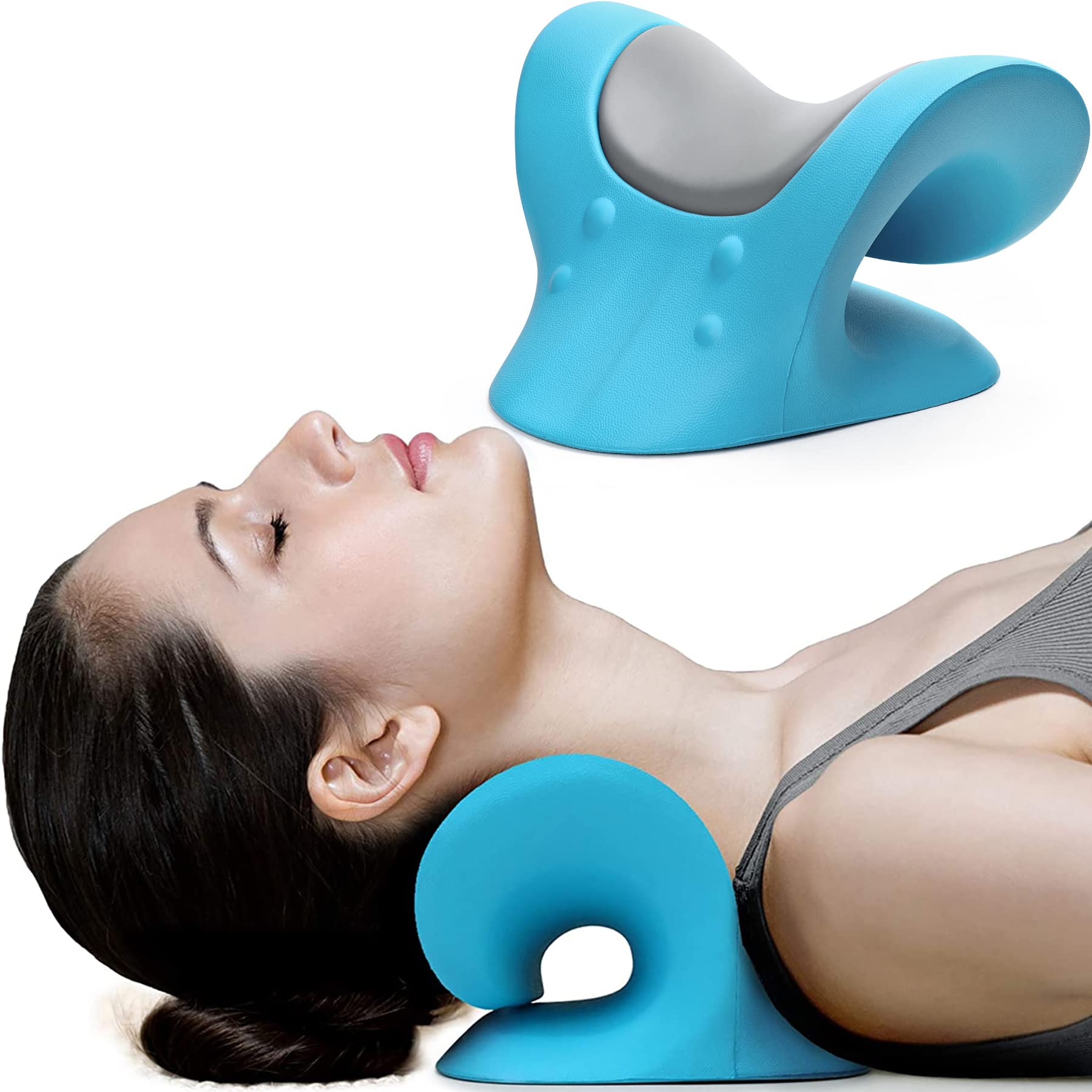 Foto 2 pulgar | Aparato De Tracción Cervical Restcloud Cómodo Estirador De Cuello - Venta Internacional.