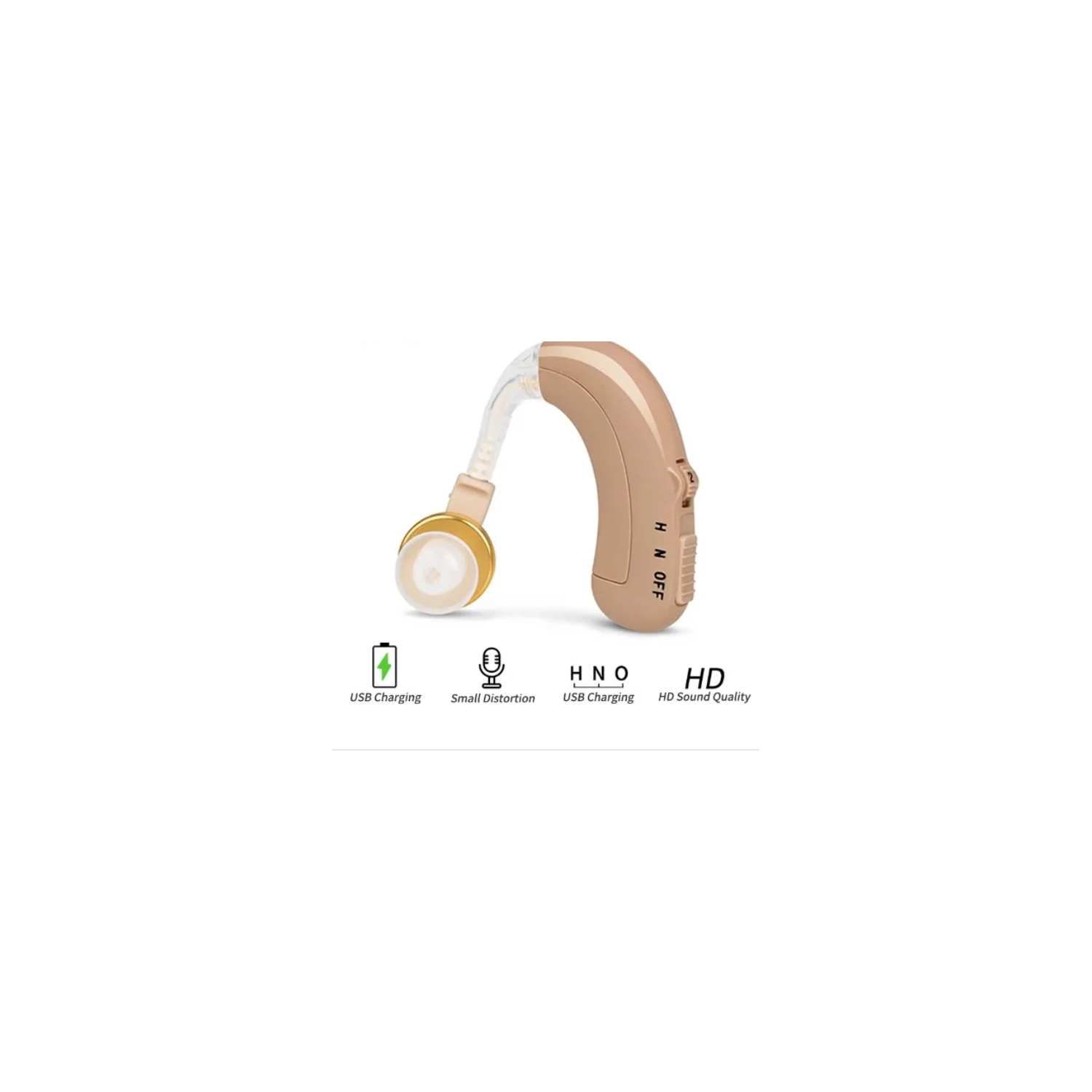 Foto 2 pulgar | Amplificador De Audífonos Recargable Para Sordos Con Control De Volumen - Venta Internacional.