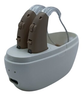 Foto 1 | Aparato Auditivo Cheap Medic 106 Color Beige/blanco Para Sordera Recargable 2 Piezas