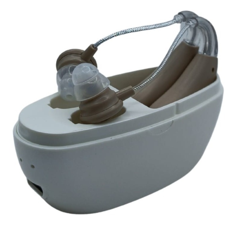 Foto 4 pulgar | Aparato Auditivo Cheap Medic 106 Color Beige/blanco Para Sordera Recargable 2 Piezas