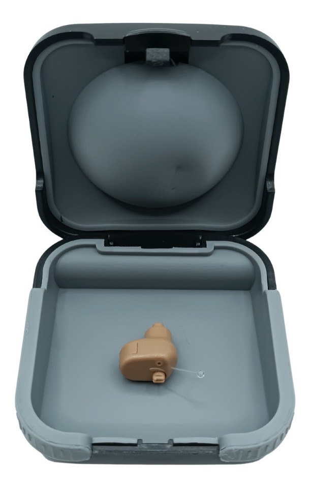 Aparato Auditivo Axon K188 Color Beige Para Sordera Recargable Ampllificador De Sonido