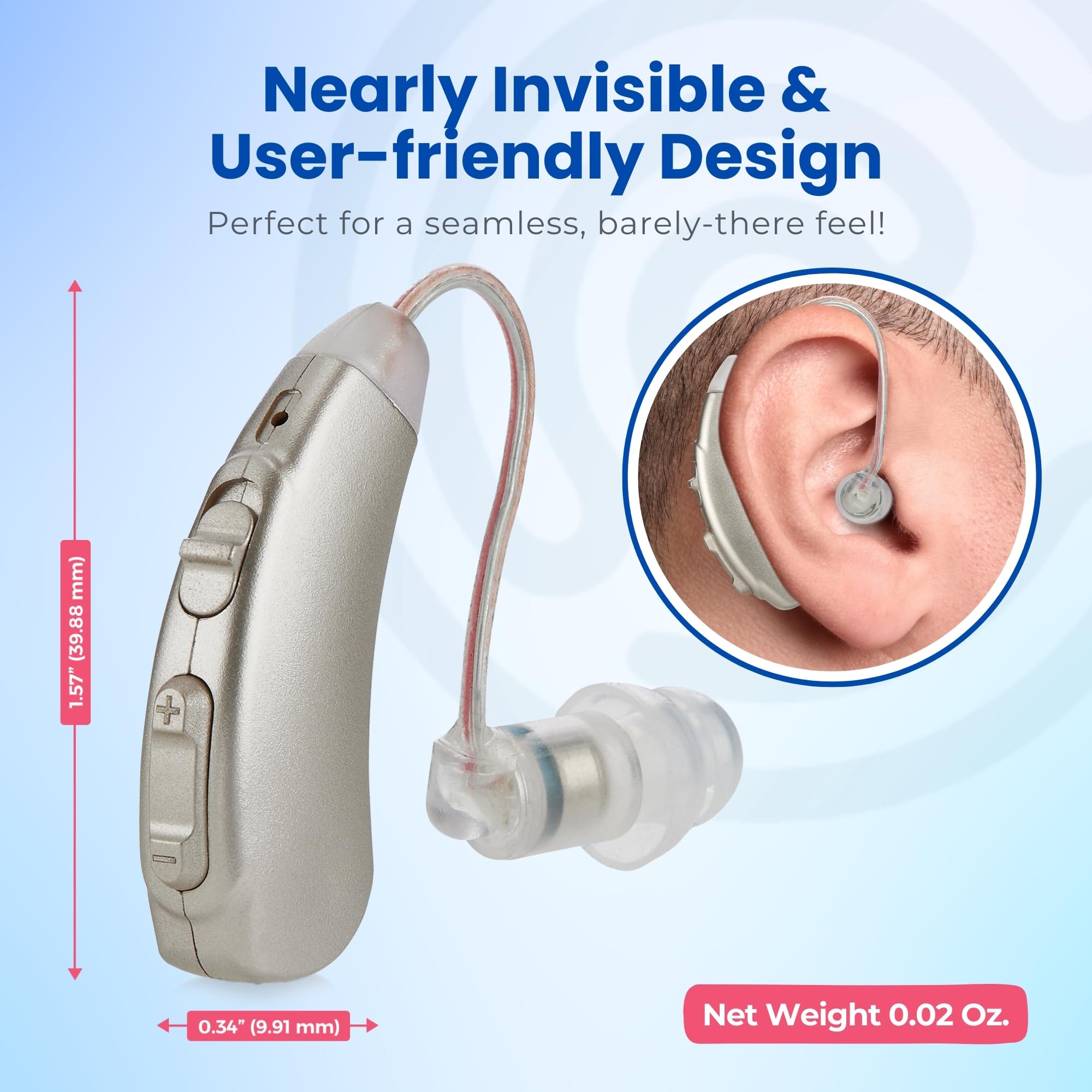 Foto 6 pulgar | Amplificadores Auditivos Medca Premium Recargables Para Personas Mayores - Venta Internacional.