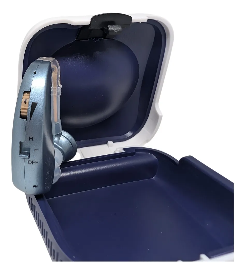 Foto 7 | Aparato Auditivo Cheap Medic Jz-1088f8 Blue Color Azul Para Sordera Recargable Ampllificador De Sonido