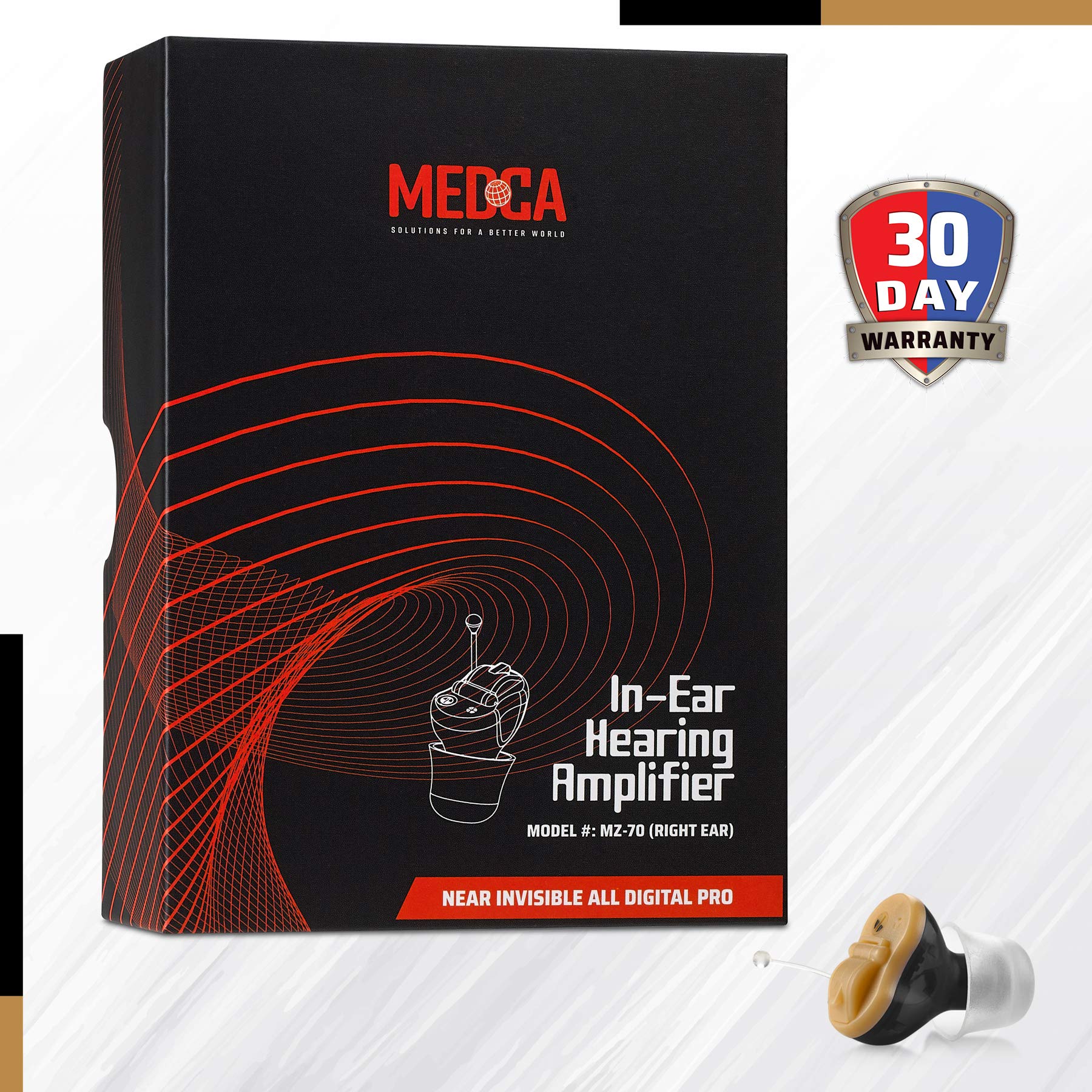 Foto 8 pulgar | Amplificador Auditivo Medca Premium Digital Para Oído Derecho  Color Negro - Venta Internacional.