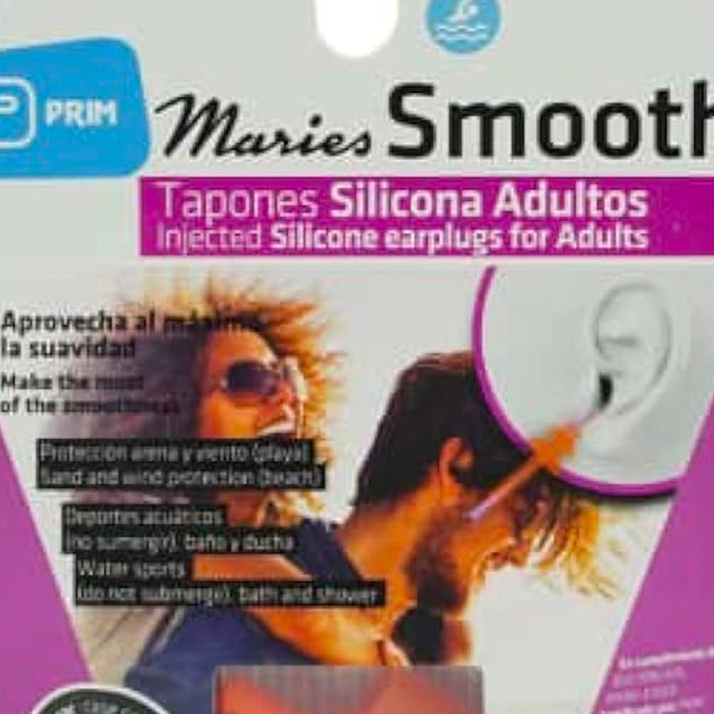 Foto 3 pulgar | Tapones Maries Smooth Silicona Adultos 2 Piezas