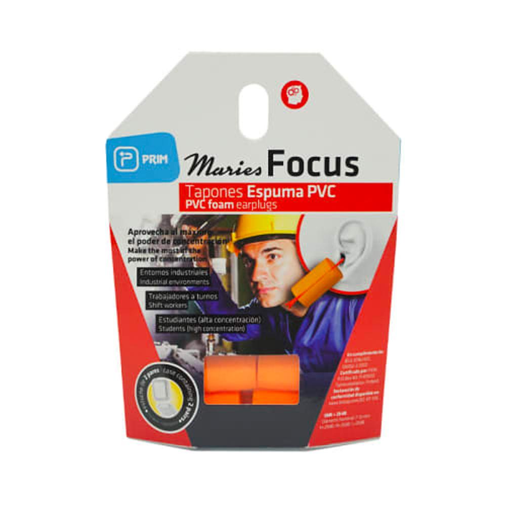 Foto 2 pulgar | Tapones Maries Focus Espuma PVC 4 Piezas