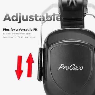 Foto 2 | Orejeras Con Reducción De Ruido Procase Nrr 28db Para Adultos Y Niños - Venta Internacional.