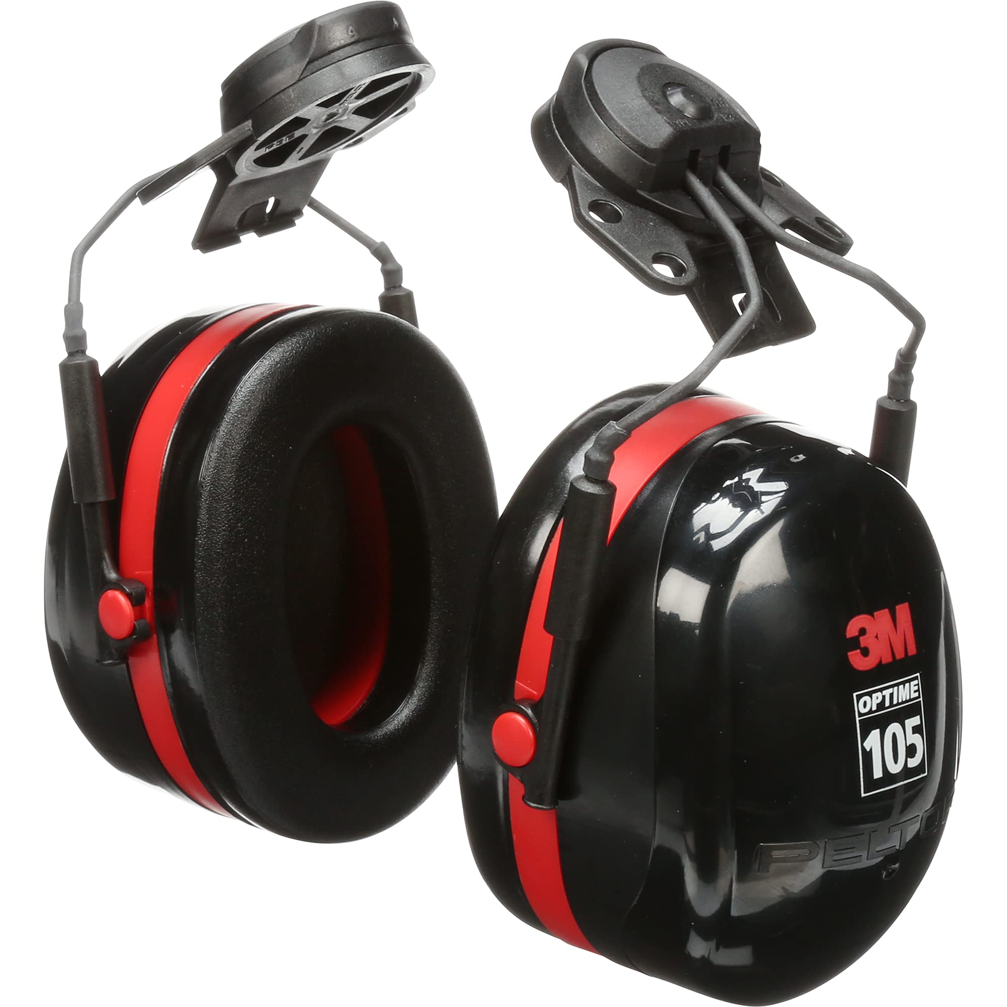 Foto 2 pulgar | Orejeras 3m Cap Mount Negro/rojo Nrr 27db Para Uso Industrial - Venta Internacional.