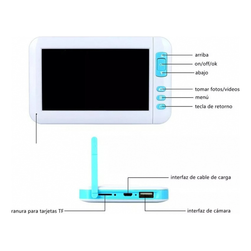 Foto 6 | Otoscopio Digital De 3,9 Mm, 1080p Con 6 Luces Led, Tarjeta Tf De 32 Gb - Venta Internacional.