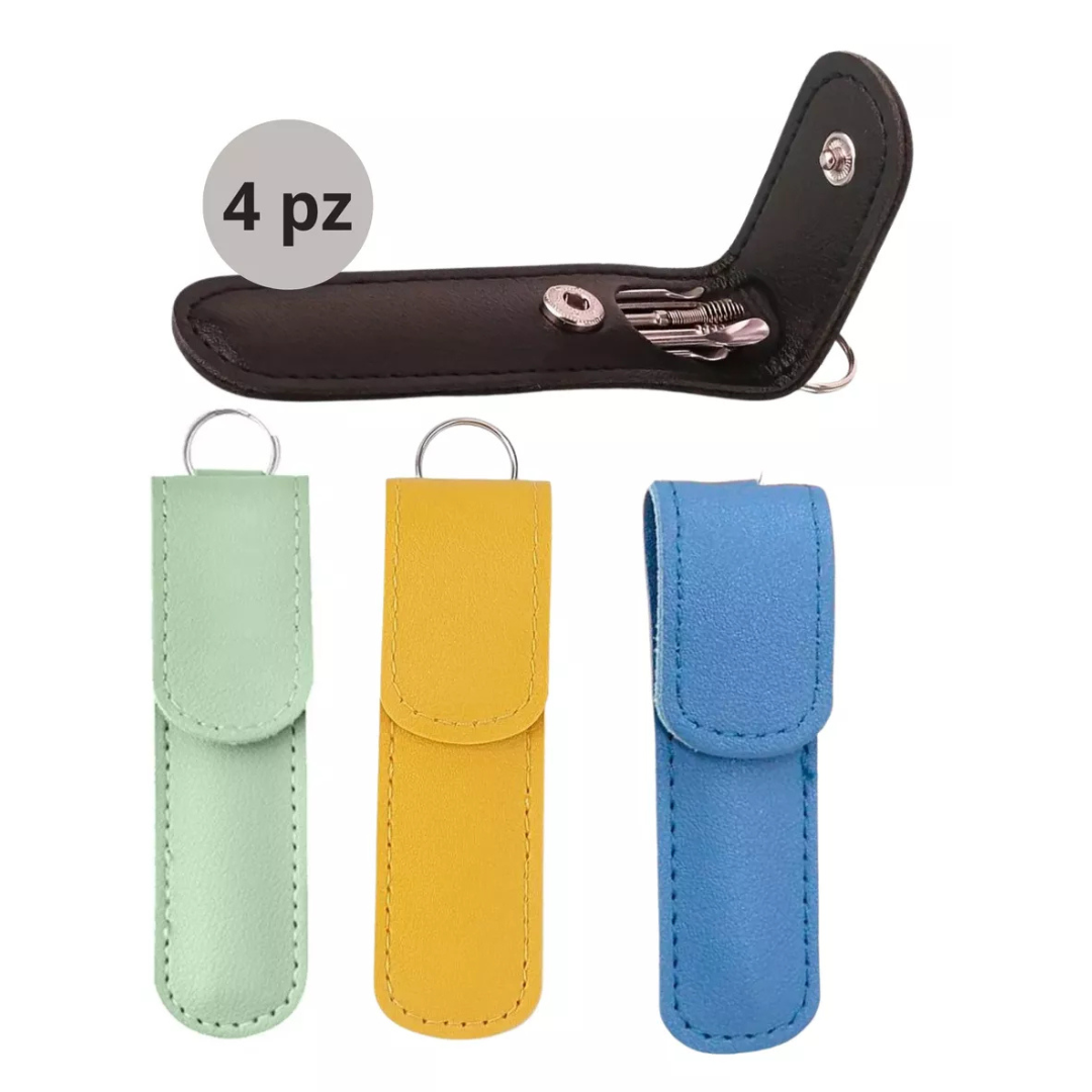 Foto 2 pulgar | Kit De Limpieza Para Oídos Con Estuche, 4 Removedores De Cera De Acero Inoxidable, Herramientas Seguras Para Higien