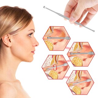 Foto 4 | Hisopo Acero Inoxidable 8pz Estuche Limpieza Oidos Cerumen