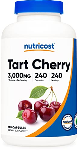 Foto 1 | Suplemento Nutricost De Extracto De Cereza Ácida 3000 Mg 240 Cápsulas - Venta Internacional.
