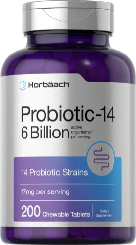 Foto 1 | Suplemento De Probióticos Masticables Horbäach, 6 Mil Millones De Ufc, 200 Toneladas - Venta Internacional.