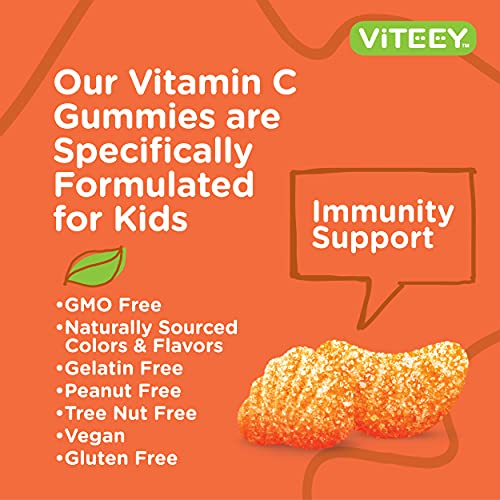 Foto 6 pulgar | Gomitas Viteey con Vitamina C para Niños con Equinácea 120 Unidades - Venta Internacional