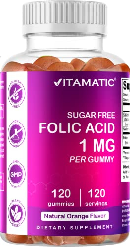 Foto 2 pulgar | Suplemento De Gomitas De Ácido Fólico Vitamáticas De 1000 Mcg Para Uso Prenatal - Venta Internacional.