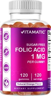 Foto 1 | Suplemento De Gomitas De Ácido Fólico Vitamáticas De 1000 Mcg Para Uso Prenatal - Venta Internacional.