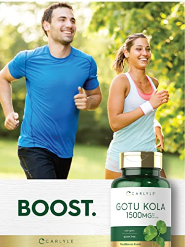Foto 7 pulgar | Suplemento Carlyle Gotu Kola En Cápsulas, 1500 Mg, 180 Unidades - Venta Internacional.