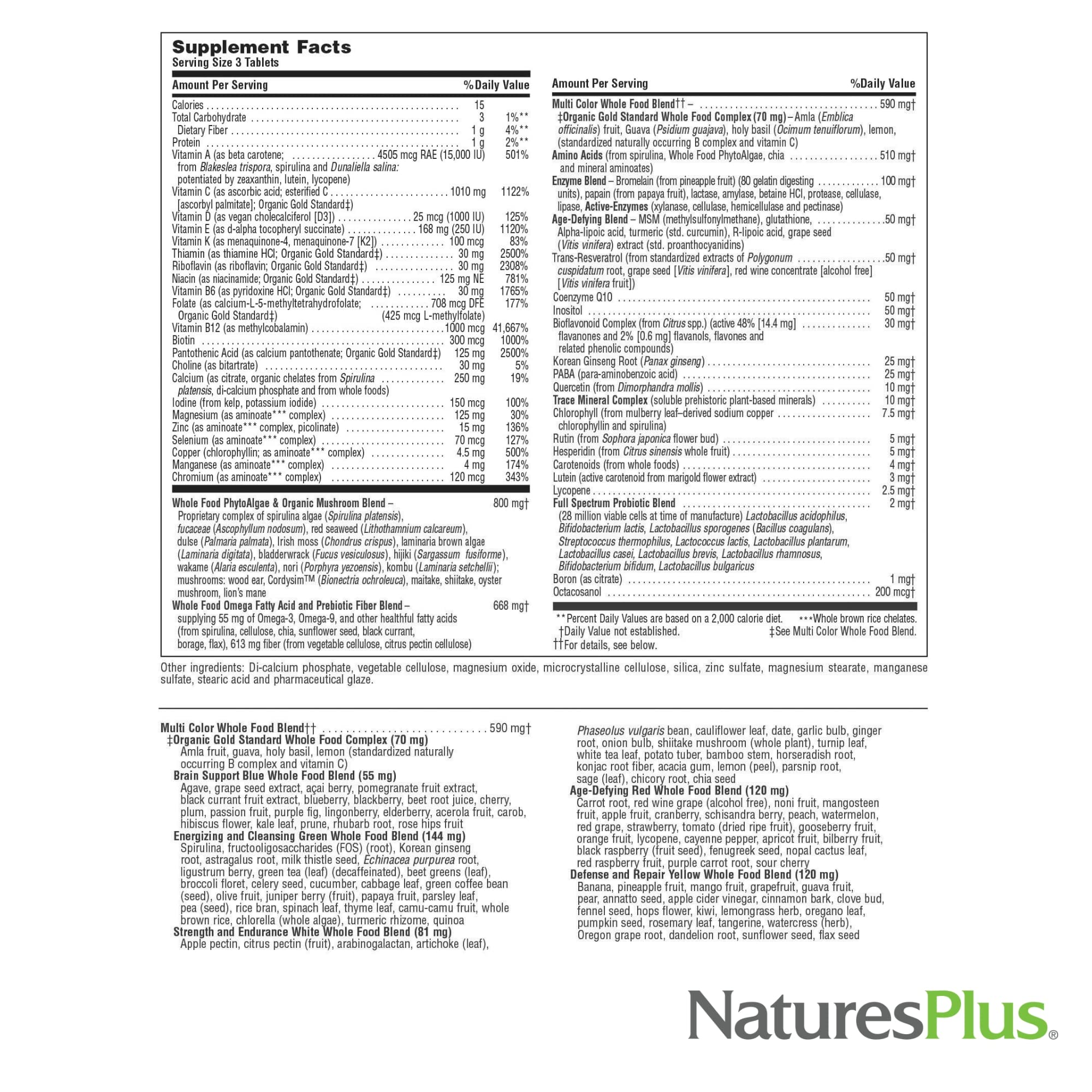 Foto 3 pulgar | Suplemento Nature's Plus Source Of Life Gold 90 Comprimidos - Venta Internacional.
