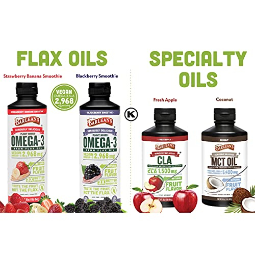 Foto 6 pulgar | Suplemento De Aceite De Lino Omega Swirl De Barlean's Organic Oils, 16 Onzas - Venta Internacional.