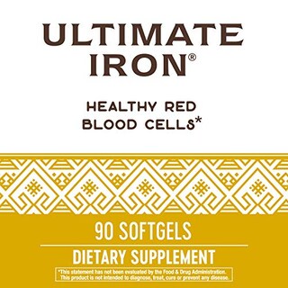 Foto 2 | Suplemento Nature's Way Ultimate Iron 50 Mg 90 Cápsulas Blandas - Venta Internacional.