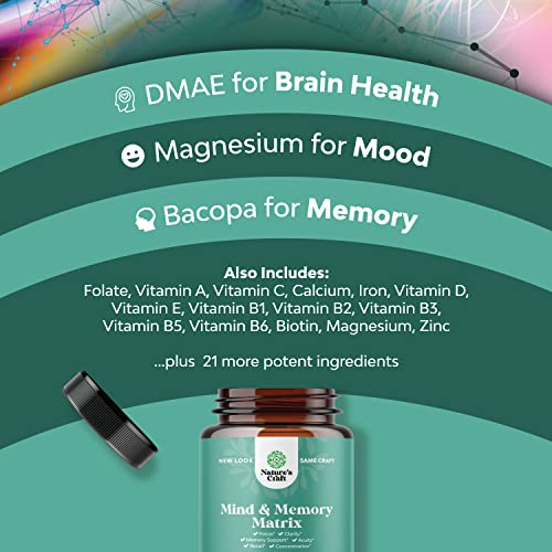Foto 4 | Mind Supplement Natures Craft Brain Memory Booster - Venta Internacional.