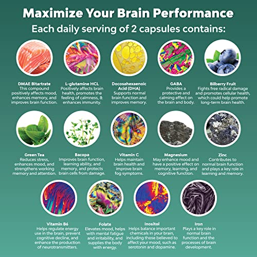 Foto 6 pulgar | Mind Supplement Natures Craft Brain Memory Booster - Venta Internacional.