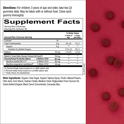 Foto 4 pulgar | Gummy Vitamins Smartypants Kids Probiotic Immunity 60 Unidades - Venta Internacional.