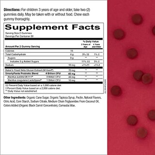 Foto 3 | Gummy Vitamins Smartypants Kids Probiotic Immunity 60 Unidades - Venta Internacional.