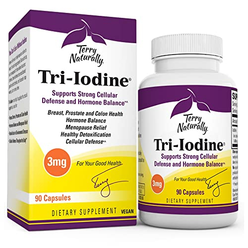 Foto 1 | Suplemento Terry Naturally Tri-iodine, 3 Mg, 90 Cápsulas Veganas - Venta Internacional.