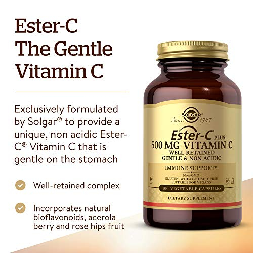 Foto 5 pulgar | Suplemento Solgar Ester-c Plus 500 Mg De Vitamina C 100 Cápsulas - Venta Internacional.
