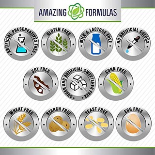 Foto 5 | Suplemento De Vitamina C Amazing Formulas 1000 Mg 250 Comprimidos - Venta Internacional.