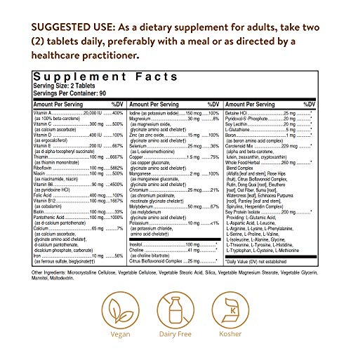Foto 3 pulgar | Suplemento Solgar Formula Vm-2000 Multinutriente 180 Comprimidos - Venta Internacional.