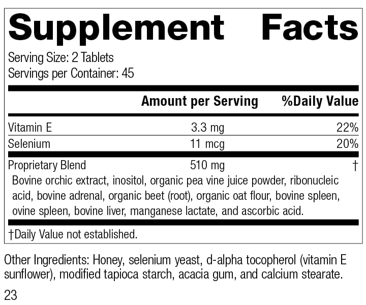 Foto 3 pulgar | Suplemento Standard Process Cataplex E 90 Comprimidos - Venta Internacional.