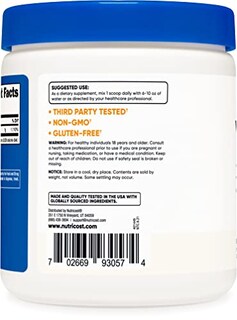 Foto 3 | Vitamina C En Polvo Nutricost, Ácido Ascórbico Puro, 454 G - Venta Internacional.